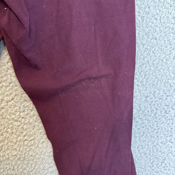 Lululemon Align High-Rise Crop 20” Maroon Leggings Size 4 - Picture 6 of 10